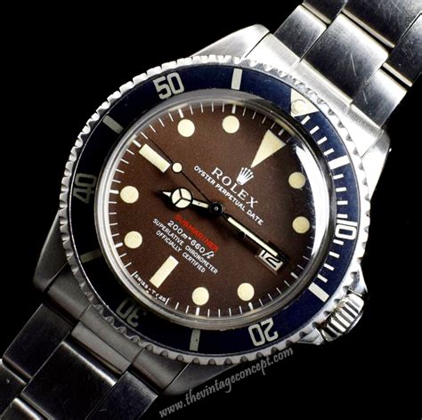 Rolex single red submariner 1680